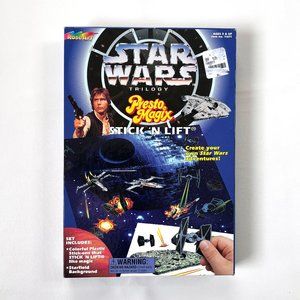 Vintage 1997 Star Wars Presto Magix Stick Lift Trilogy Set Factory Seal RoseArt
